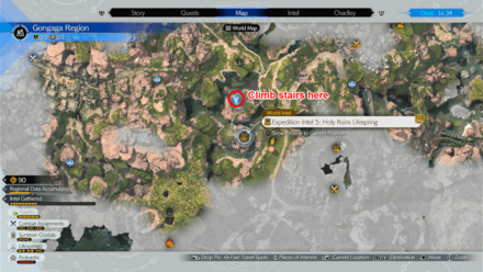 FF7 Rebirth - Expedition Intel 5: Holy Ruins Lifespring