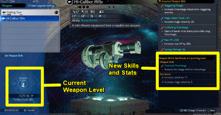 FF7 Rebirth - Weapon Upgrades  New Skills