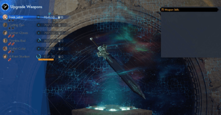 FF7 Rebirth - Weapon Upgrades Character Select