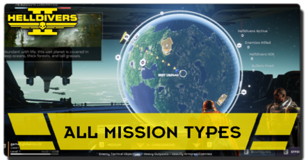 Helldivers 2 - All Mission Types