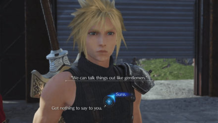 FF7 Rebirth - Choose to Negotiate or Not