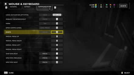 Helldivers 2 - How to Emote Keyboard