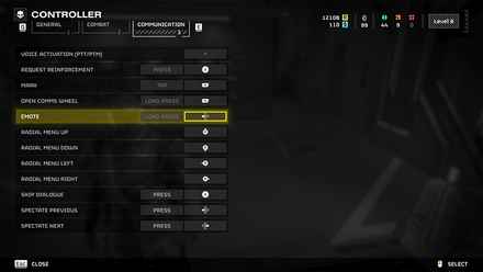Helldivers 2 - How to Emote Controller