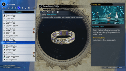 Final Fantasy 7 Rebirth - Amethyst Collar