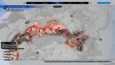 Chocobo to Cosmo Canyon