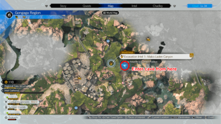 FF7 Rebirth - Excavation Intel 1: Mako-Laden Canyon