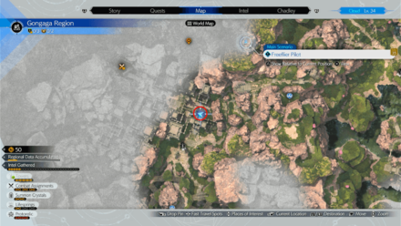 FF7 Rebirth - Chocobo Hidden Treasure Sapphire x1 Map Location