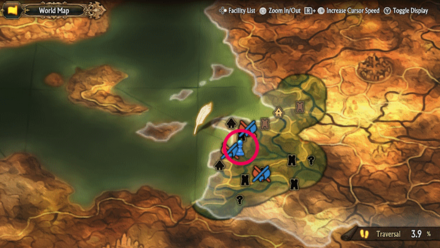 Unicorn Overlord - Divine Shard Cornia 02 Map Location