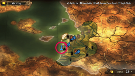 Unicorn Overlord - Divine Shard Cornia 03 Map Location