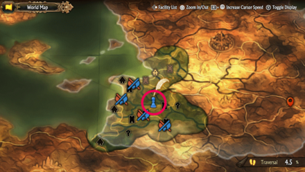 Unicorn Overlord - Divine Shard Cornia 05 Map Location