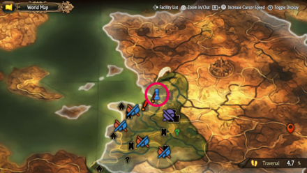 Unicorn Overlord - Divine Shard Cornia 07 Map Location