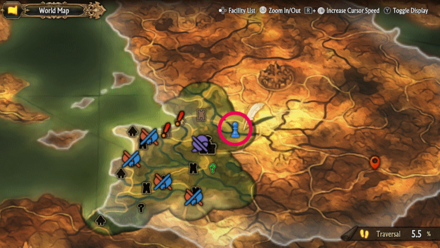 Unicorn Overlord - Divine Shard Cornia 09 Map Location