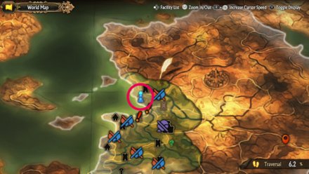 Unicorn Overlord - Divine Shard Cornia 11 Map Location