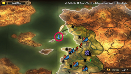 Unicorn Overlord - Divine Shard Cornia 13 Map Location