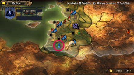 Unicorn Overlord - Divine Shard Cornia 24 Map Location