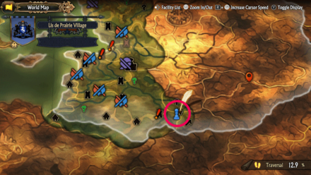 Unicorn Overlord - Divine Shard Cornia 25 Map Location