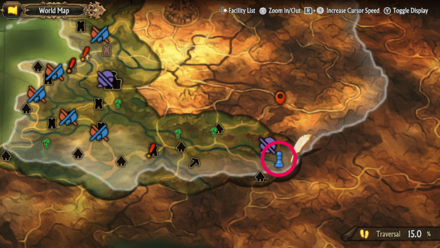 Unicorn Overlord - Divine Shard Cornia 26 Map Location