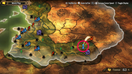 Unicorn Overlord - Divine Shard Cornia 27 Map Location