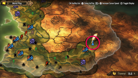 Unicorn Overlord - Divine Shard Cornia 28 Map Location