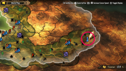 Unicorn Overlord - Divine Shard Cornia 29 Map Location