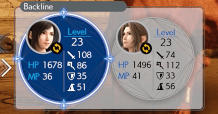 FF7 Rebirth - Backline Characters