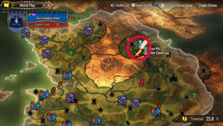Unicorn Overlord - The Unyielding Shield Map Location
