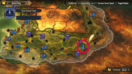Unicorn Overlord - Divine Shard Cornia 34 Map Location