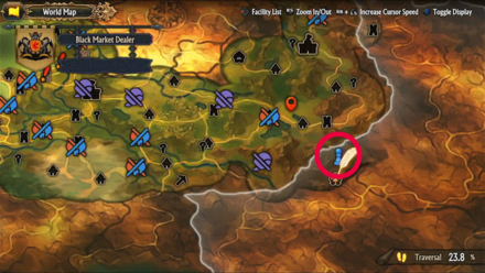 Unicorn Overlord - Divine Shard Cornia 36 Map Location