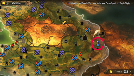 Unicorn Overlord - Divine Shard Cornia 38 Map Location