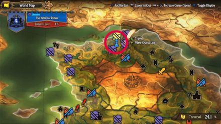 Unicorn Overlord - Divine Shard Cornia 45 Map Location