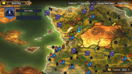 Unicorn Overlord - Divine Shard Cornia 47 Map Location