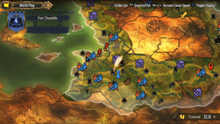 Unicorn Overlord - Divine Shard Cornia 48 Map Location