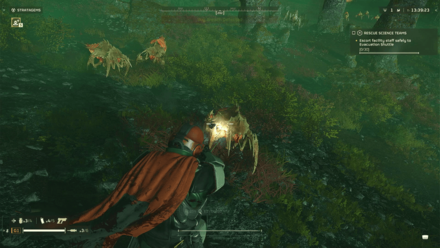 Helldivers 2 - Shooting a Scavenger