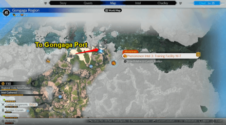 FF7 Rebirth - Gongaga Phenomenon Intel 3 Map