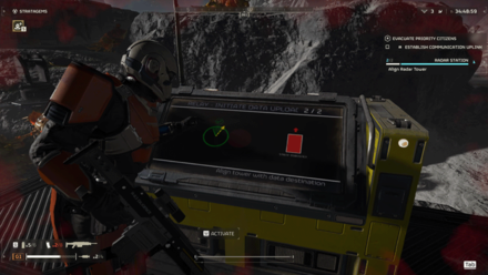 Helldivers 2 - Confirm Radar Position on Terminal