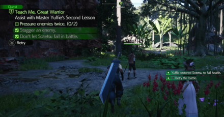 FF7 Rebirth - Retry Battle if you fail an objective