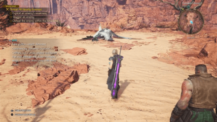 FF7 Rebirth - Guardian of Gold Overworld