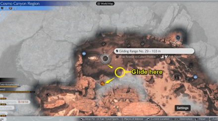 FF7 Rebirth - Cosmo Canyon Phenomenon Intel 2 Map