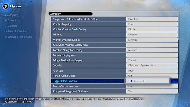 FF7 Rebirth Set Trigger Effect Function to Zero