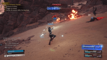 FF7 Rebirth - Cast Blizzard During Enflaming Dance