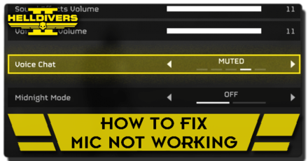 Helldivers 2 - How to Fix Microphone Not Working