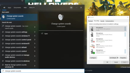 Helldivers 2 - Change system sounds