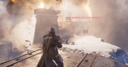 Helldivers 2 - Use a Stratagem Against the Cannon Tower