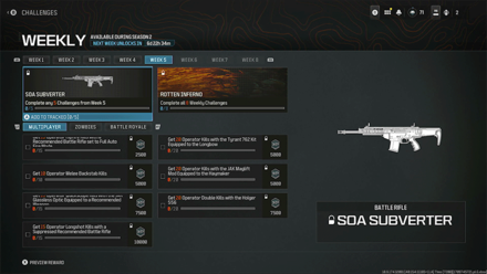 Modern Warfare 3 - Week 5 Challenges