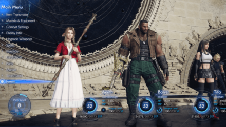 FF7 Rebirth - Post-Game - Remove Cloud From the Party