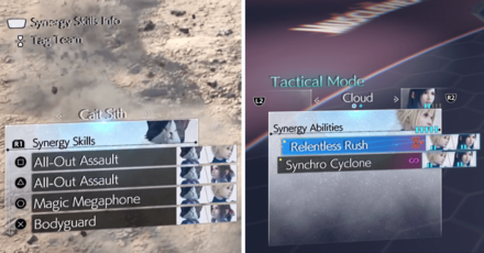 FF7 Rebirth - All Synergy Skills and How to Use - Synergy Skills VS Synergy Abilities