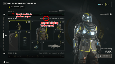 Helldivers 2 - Spend Medals