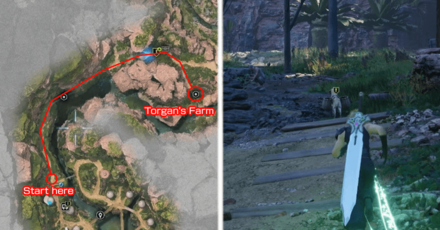 FF7 Rebirth - Follow Melon to Torgan