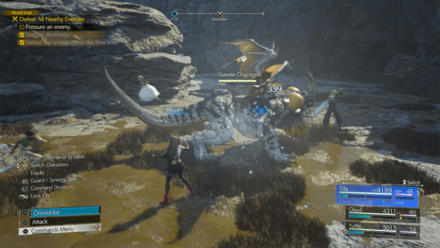 FF7 Rebirth - Stone-Cold Splitter Ice Spell