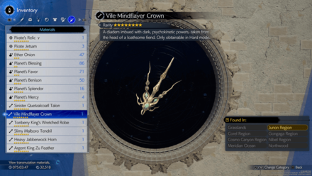 FF7 Rebirth - Vile Mindflayer Crown